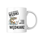 Kubek Jam jest wędkarz