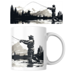 Kubek z motywem wędkarskim