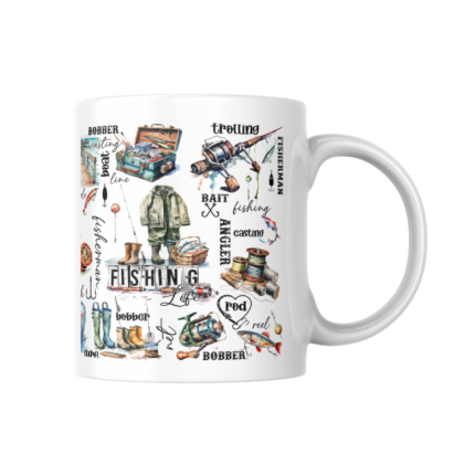 Kubek z motywem wędkarskim #2