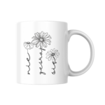 Kubek "Nie zesraj się" – Stoicki Spokój w Kwiatowej Oprawie